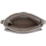 Brighton Jagger Cross Body Organizer Zinc Pearl