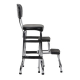 Cosco Black Retro Counter Chair / Step Stool