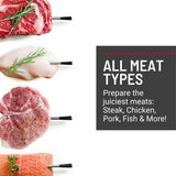 MEATER Plus | Smart Meat Thermometer with Bluetooth | 165ft Wireless Range | for The Oven?? Grill?? Kitchen?? BBQ?? Smoker?? Rotisserie