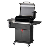 Z GRILLS Wood Pellet Grill Smoker with PID Technology, Auto Temperature Control, Direct Flame Searing Function, 572 sq in Cooking Area for Outdoor BBQ