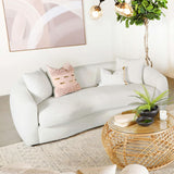 Coaster Home Furnishings Isabella Upholstered Tight Back Sofa White