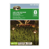 Hampton Bay Low-Voltage Bronze Outdoor LED Landscape Path Light Kit 8-pack