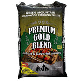 Green Mountain Premium Gold Blend Hardwood Grilling Cooking Pellets (4 Pack)