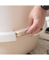Iris Large Igloo Shaped Dog House, white/almond