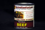 Survival Cave Food Canned Beef Case of 12 28oz Cans