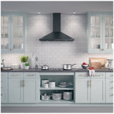 GE – 36 Convertible Range Hood – Black slate