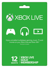 Xbox Live 12-Month Gold Membership (2 Packs)