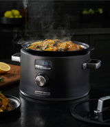 Calphalon Digital Saut Slow Cooker Dark Stainless Steel