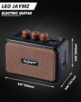 Leo Jaymz 39 Full Size ST Style Electric Guitar Starter Kit with SSH Pickup, 5W Portable Amp, Tuner, Gig Bag, Strap & Accessories (Violet Ocean)