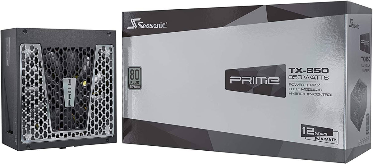 Seasonic Prime TX-850, 850W 80+ Titanium, Full Modular, Fan Control