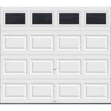 Clopay Classic Collection 9 ft. x 7 ft. 6.5 R-Value Insulated White Garage Door with Plain Window 111379
