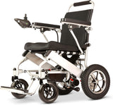 Fold & Travel Lightweight Motorized Electric Power Wheelchair Scooter, Aviation Travel Safe Electric Wheelchair Foldable Heavy Duty Power Wheel Chair