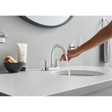 Grohe Veletto 4 in. Centerset 2-Handle High-Spout Bathroom Faucet in Starlight Chrome 20582000