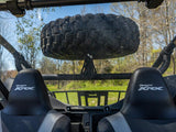 SuperATV Spare Tire Carrier for 2020+ Kawasaki Teryx KRX 1000 | Fits up to 37 Tire | Secures to Rear Frame of Vehicle | Made with Powder-Coated Steel Tubing | No Drilling or Welding Required!