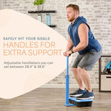 Lifepro TrimLite Vibration Plate Exercise Machine with Handlebars ?C Whole Body Vibration Machine, Ideal Lymphatic Drainage Massager ?C 99 Speed Levels, Bluetooth Speaker, Resistance Bands & Remote