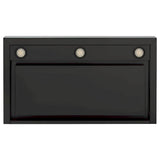 GE – 36 Convertible Range Hood – Black stainless steel