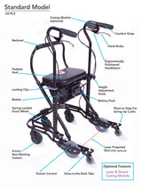 U-Step Walking Stabilizer – Walker – Standard 5-Foot 1 to 6-Foot 1