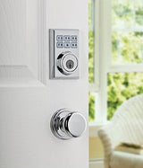 Kwikset 99090-022 SmartCode Electronic Deadbolt Featuring SmartKey, Polished Chrome