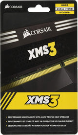 Corsair 16GB XMS3 (2x 8GB) DDR3 SDRAM 1600MHz 240-Pin 16 Dual Channel Kit DDR3 1600 (PC3 12800) CMX16GX3M2A1600C11