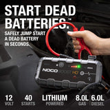 NOCO Boost HD GB70 2000 Amp 12-Volt UltraSafe Lithium Jump Starter Box, Car Battery Booster Pack, Portable Power Bank Charger, and Jumper Cables for Up to 8-Liter Gasoline and 6-Liter Diesel Engines